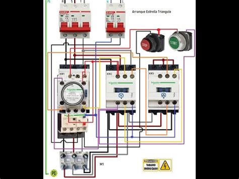 Arranque Estrella Triangulo De Potencia Y Maniobra Youtube