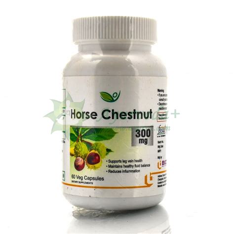 Конский каштан- 300мг, Horse Chestnum Biotrex 60 veg. capsule купить ...