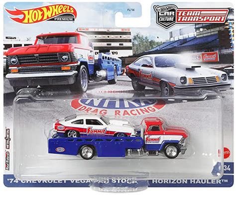 駿河屋 Horizon Hauler 積載車両 Cheverolet Vega Pro Stock Hot Wheels チームトランスポート GRK ホット