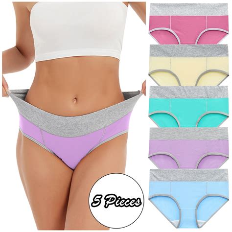 Dondpo Womens Underwear Panties For Women Patchwork Panties Underpants Women Briefs Bikini Color