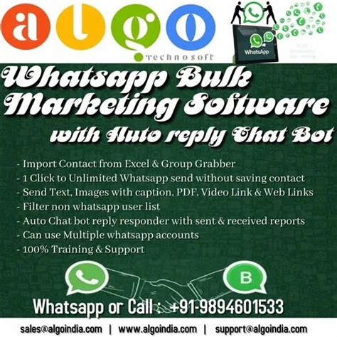 Whatsapp Bot Master With Chatbot Business Industry Type Marketing At