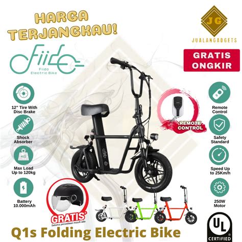 Jual Sepeda Listrik Fiido Q S Electric Bike Smart Scooter Dual