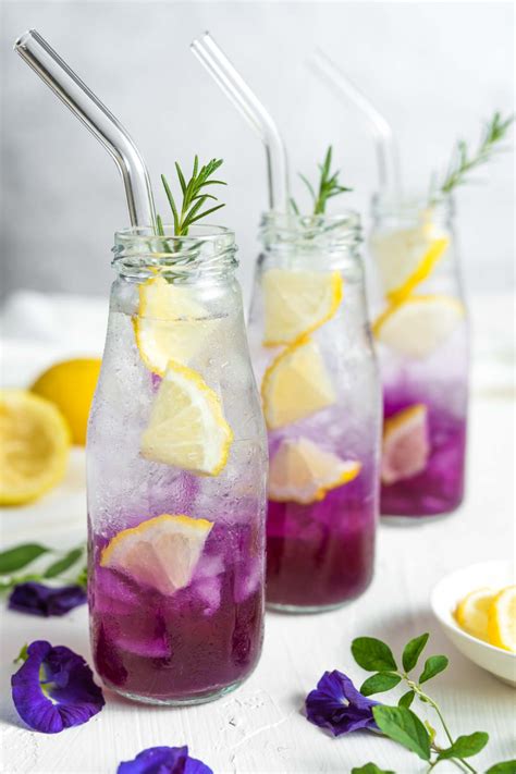 Butterfly Pea Tea Lemonade Recipe Cooking With Nart Recipe