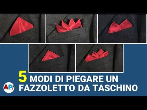 Modi Di Piegare Un Fazzoletto Da Taschino Youtube