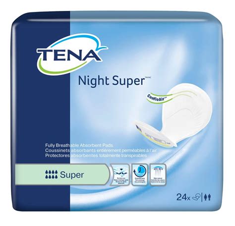 Tena Night Super Maximum Absorbency Pads 62718 Canada