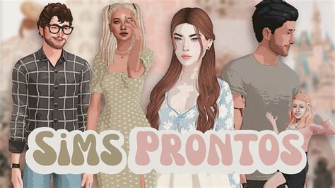 Pack Sims Sims Prontos The Sims 4 YouTube