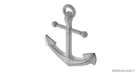 Old Fashioned Rusty Anchor 3d Model 29 Fbx Obj Max Free3d