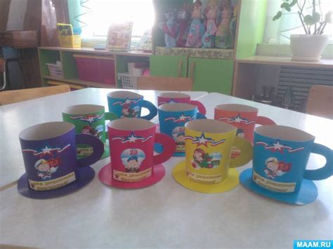 Поделка к 23 февраля «Кружка для папы» (9 фото). Воспитателям детских ...