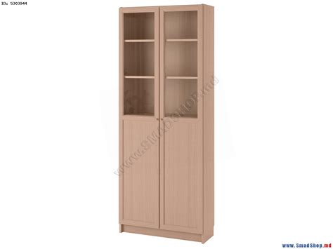 Книжный шкаф Ikea Billy панель/стеклянная дверце 80x30x202 (Дубовый ...
