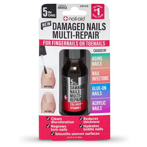Nail-Aid - 5-in-1 Damaged Nails Multi-Repair for Fingernails or