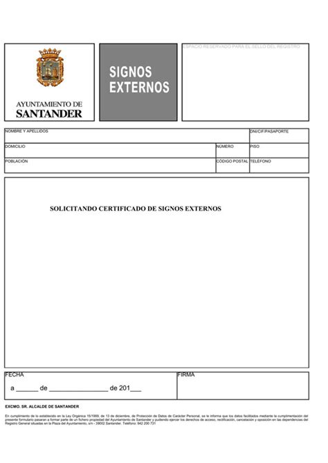 Certificado De Signos Externos Documentos Paso A Paso Y M S