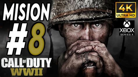 Call of Duty WWII 4K Campaña en Español Latino Misión 8 Xbox