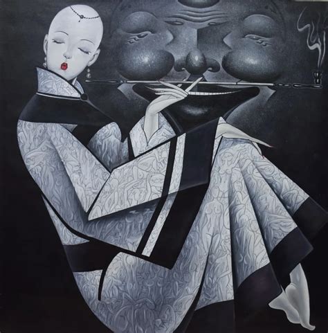 Handpainted Modern Realist Figure Oil Canvas Painting Nude Painting Dress Oil Painting Wall Art