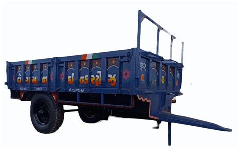 Mild Steel Hydraulic Tractor Trolleys For Agriculture At Rs In