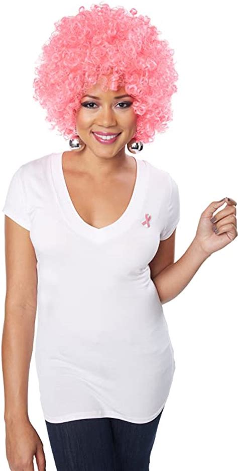 Pink Afro Wig Imaginations Costume And Dance