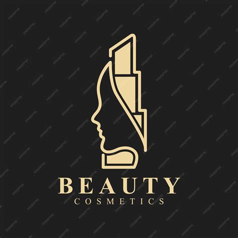 Premium Vector Lipstick Logo Abstract Logo Of Lipstick And Womans Face