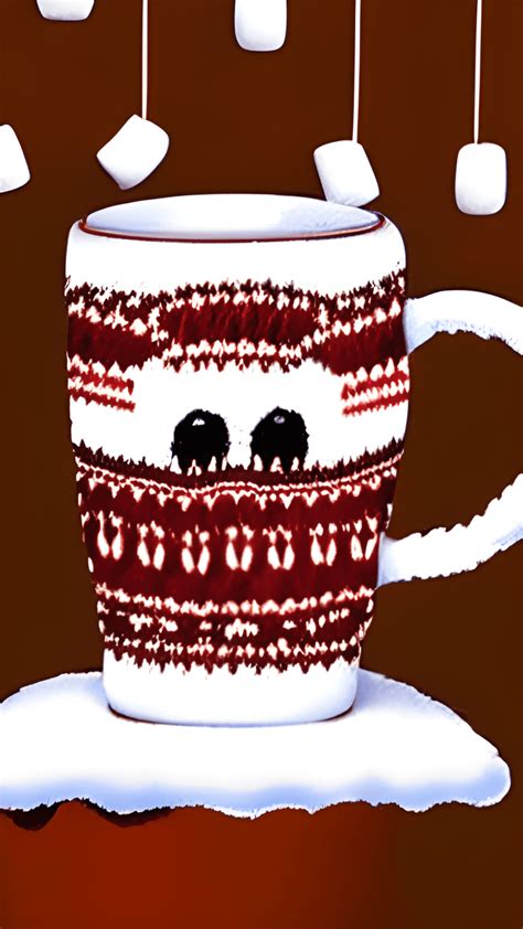 Mittens And Hot Cocoa Graphic Creative Fabrica