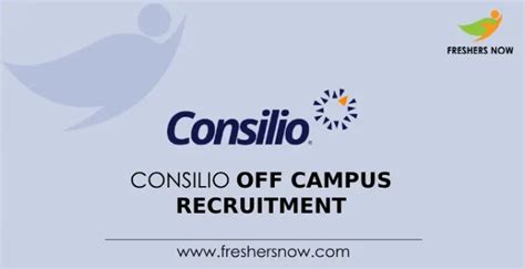 Consilio Off Campus 2024 Recruitment Drive For Freshers