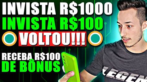 URGENTE INVISTA R 1000 E RECEBA R 100 INDIQUE E GANHE EM DOBRO DO