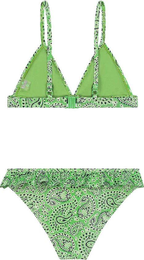 Shiwi Blake Bikini Set Poolside Paisley Zwemkleding Meisjes Groen Maat Bol