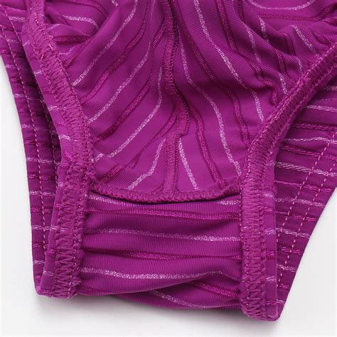 Lot De String Tanga Pour Homme De Bikini Demi Hanche Taille Basse Ray E De Couleur Multicolor