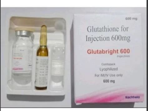 Glutathione Mg Inj For Skin Whitening Packaging Type Box At Rs