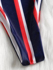 Halter Striped String Bikini Set In BLUE ZAFUL 2024