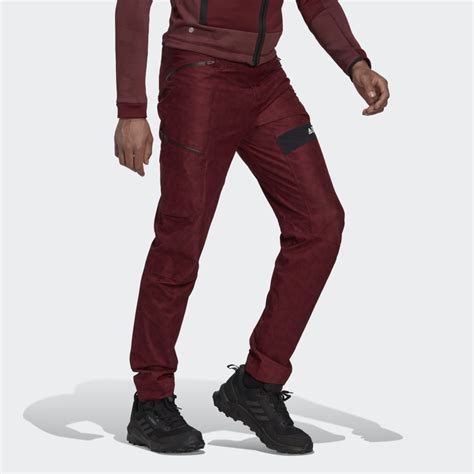 Clothing Terrex Techrock Rain Rdy Pants Burgundy Adidas South Africa