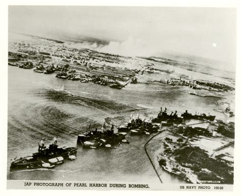 Honolulu Pearl Harbor 1941 On Sunday, December 7th, 1941 The Japanese