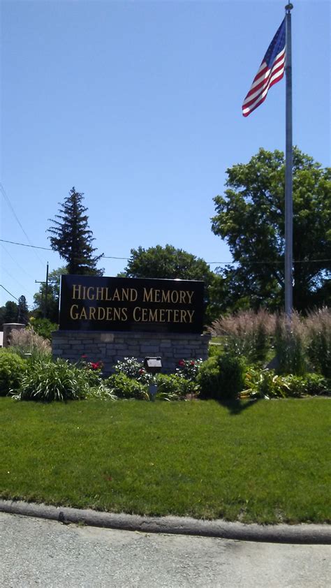 Highland Memory Gardens: Cemetery and Memorial Information 23