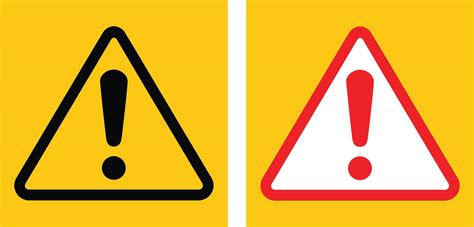 caution sign  exclamation mark  yellow triangle perfect