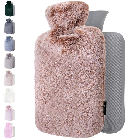 Amazon Qomfor Hot Water Bottle With Soft Premium Cover L Large Classic Hot Water Bag