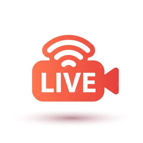 Premium Vector Live Stream Symbol Icon With Smartphone Emblem For