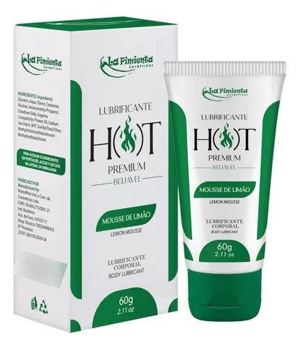 Gel Lubrificante Beijável Mousse De Limão Hot Premium 60g MercadoLivre