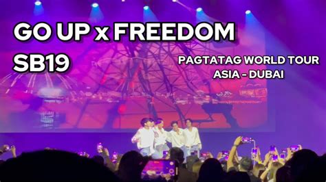 Go Up X Freedom Sb19 Pagtatag World Tour Asia Dubai Youtube