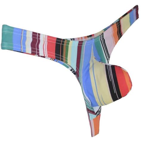 Sexy Men S Swim Thong Swimwear Elastic Fabric Bikini Shorts Trunks Swimsuit Surf Tangas Contour