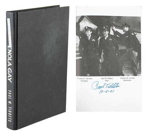 Enola Gay Paul Tibbets Signed Book RR Auction