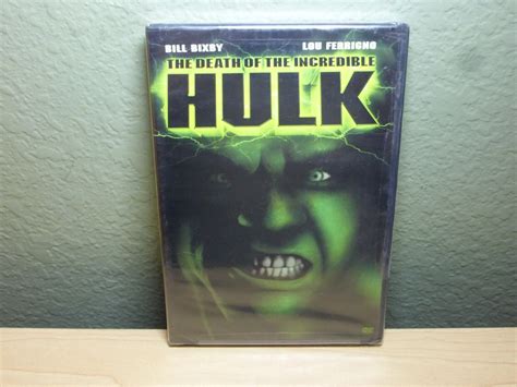 The Death Of The Incredible Hulk Lou Ferrigno Bill Bixby Dvd Values Mavin