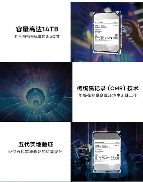 适用WD/西数 WUH721414ALE6L4 14T 7.2K SATA3企业级氦气硬盘监控-阿里巴巴
