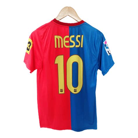 Messi Barcelona 2008-09 Half sleeve Jersey | Retro collection ...