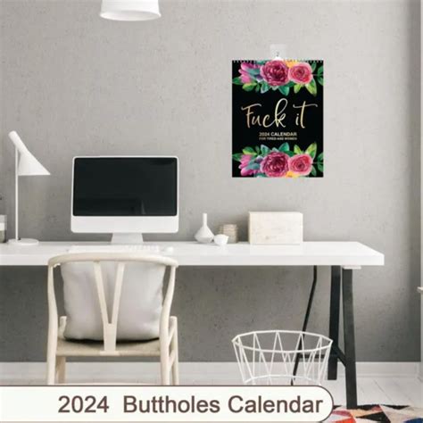 Time Planning Calendar For Tired Ass Women Paper Hanging Calendar