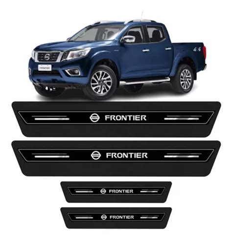 Jogo De Soleiras 8 Peças Proteção Porta Nissan Frontier Parcelamento