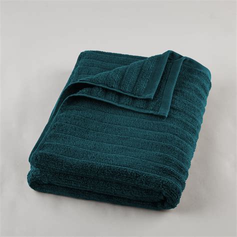 Mainstays Performance Textured Bath Towel 54 X 30 Teal Rain