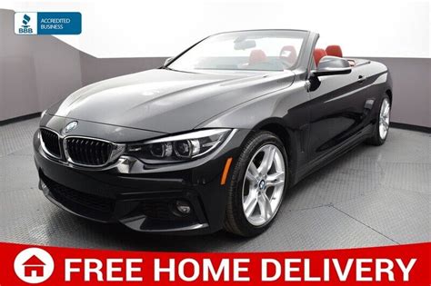 2018 Bmw 4 Series 430i 23578 Miles Black Sapphire Metallic 2d Convertible 20l 4