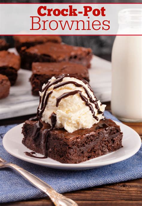 Crock Pot Brownies Crock Pot Ladies