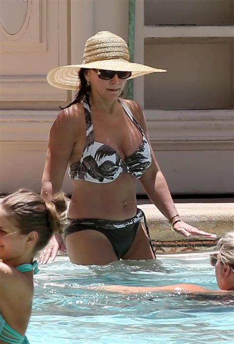 Shirley Ballas In Bikini 2018 05 GotCeleb