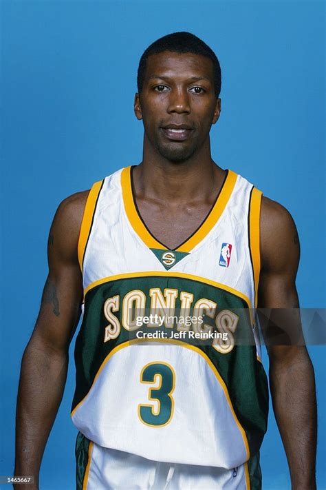 Sean Colson Of The Seattle Sonics Poses For A Portrait During The
