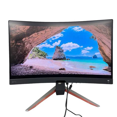 Benq 27型湾曲液晶ディスプレイ モニター Mobiuz ゲーミングモニター Ex2710r B 2021年製 リモコン付き 液晶