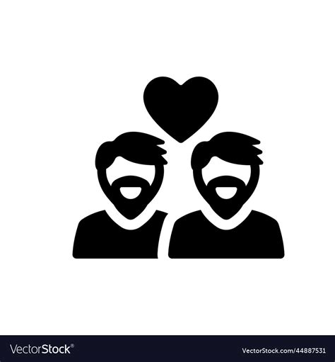 Couple Gay Icon Royalty Free Vector Image Vectorstock