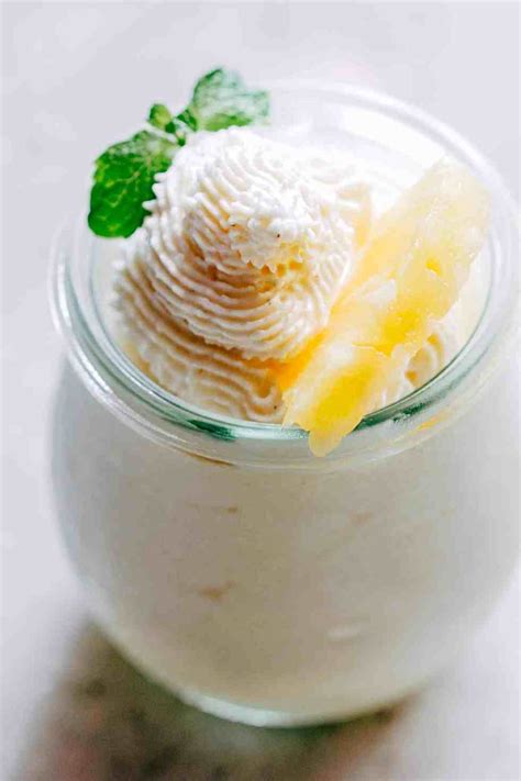 Eggless Pineapple Mousse Light And Airy No Gelatin